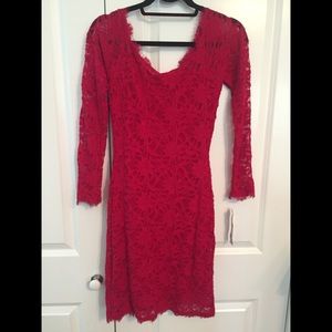Red brand new dress with tags